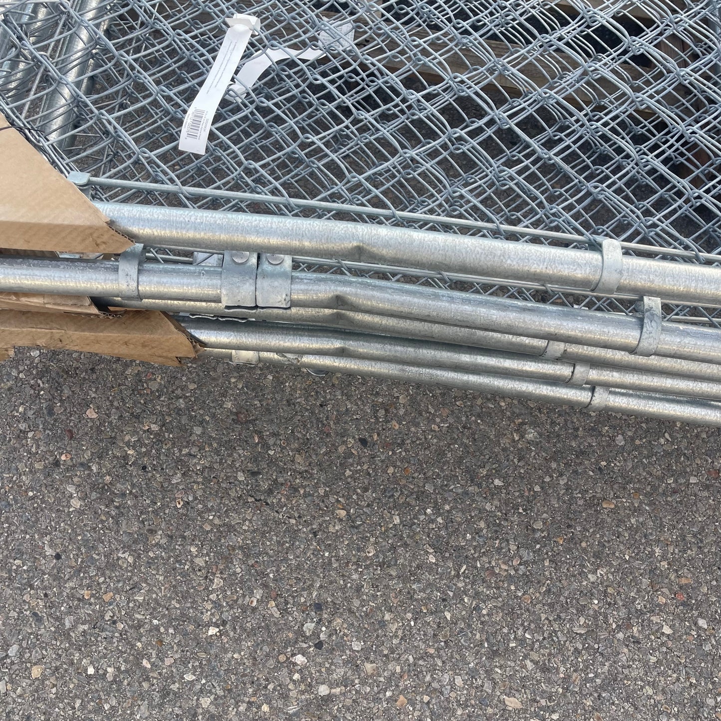 UNKNOWN Plain Kennel Panel 10'x6' Galvanized Steel 328209CH