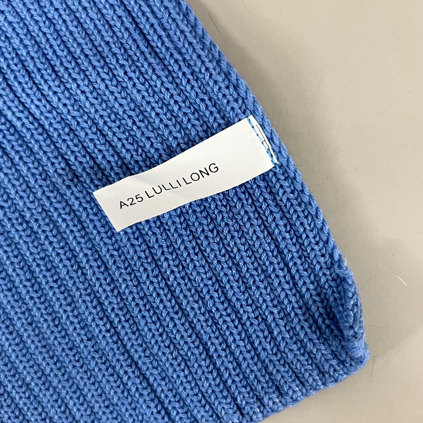 SAMSHIELD Lulli Long Cowl Neck Scarf Sz TU, One Size Fits All Washed Blue