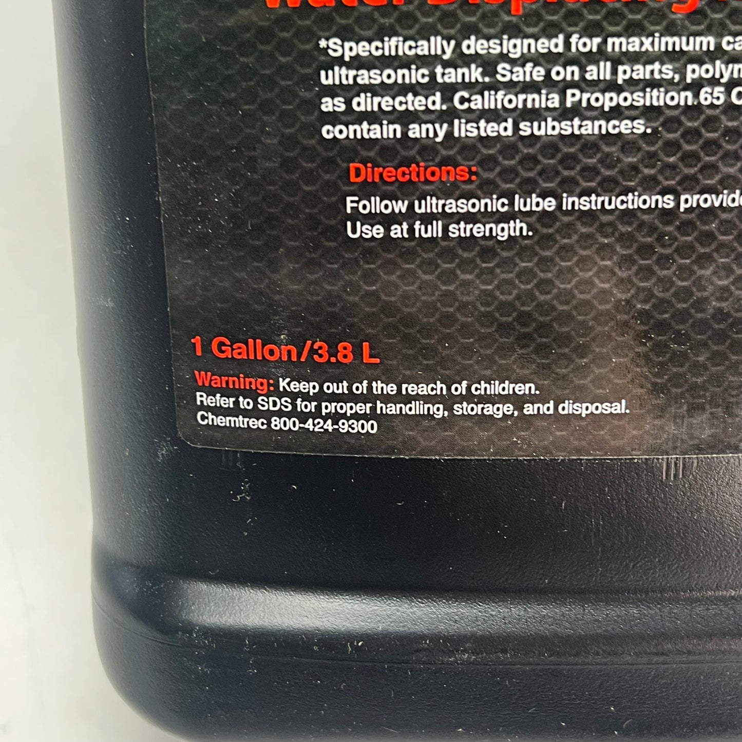 INFANTE  Ultrasonic Sonic Lube Water Displacing Metal Protectant  1 Gal/3.8L
