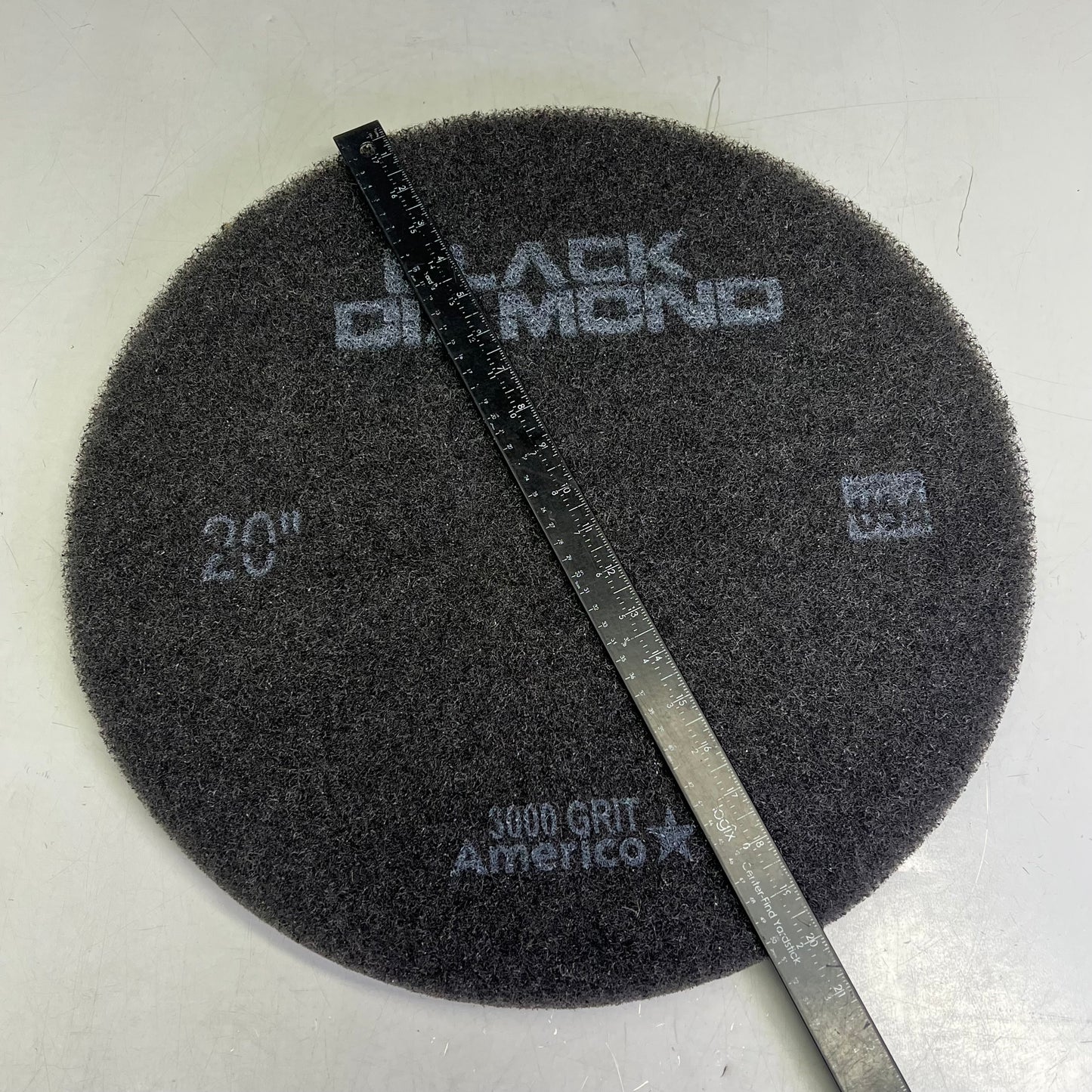 AMERICO (SET OF 2) Black Diamond Pads Highest Brilliance 3000 Grit 20" 442420