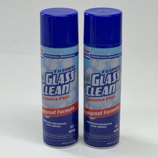 CYCLO (2 PACK) Foaming Glass Clean 19 oz. White C331