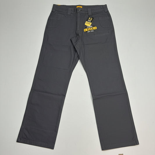 NOBLE OUTFITTERS Flex Stretch Canvas Work Pant Men's Sz 42x34 Asphalt 18425