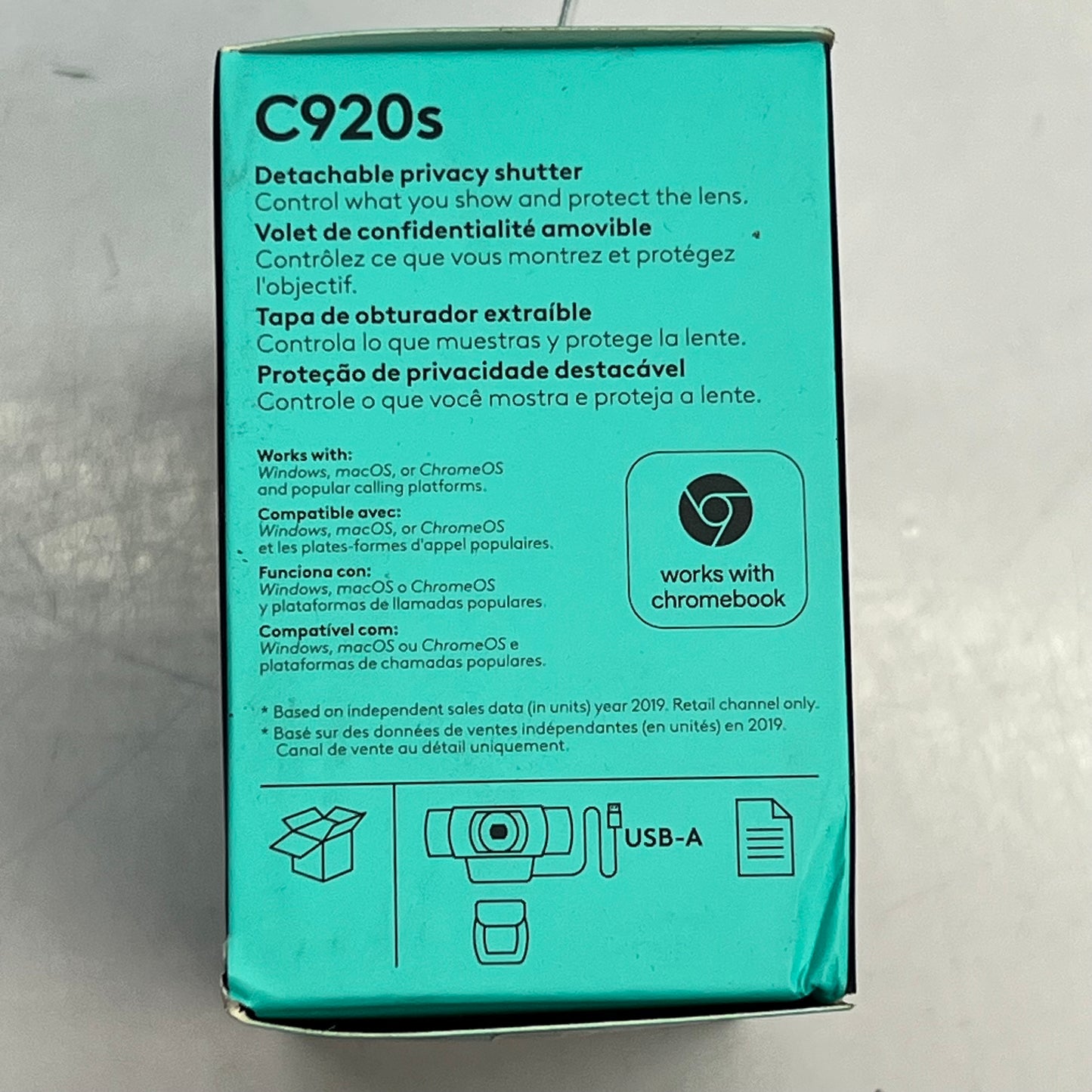 LOGITECH C920s PRO Full HD Webcam 1080p 30 fps Black 960-001257