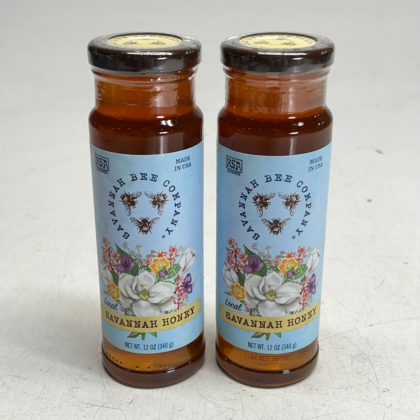 SAVANNAH BEE COMPANY (2 PACK) Local Savannah Honey Made In Usa 12oz BB 01/31