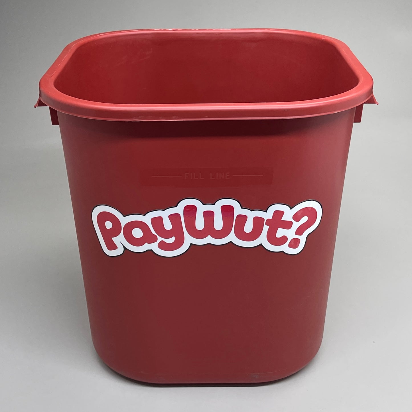 PAYWUT Limited Edition (#4 of 10) “Lil’ Trashy” Red Garbage Can (Signed & Numbered) RIDICULOUSLY RARE! (AS-IS)