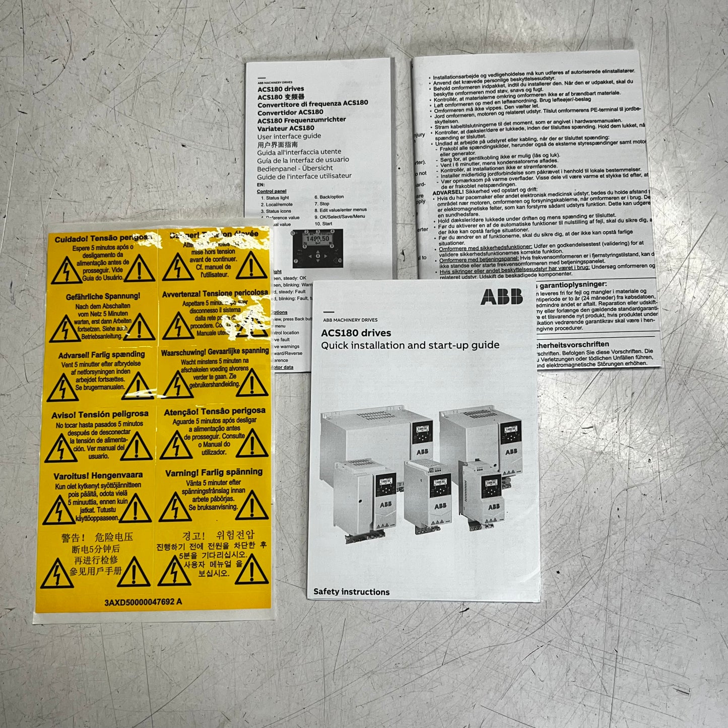 ABB Lv Ac Machinery Drive Module Iec 5.5W 12.6A 400 V White ACS180-04S-12A6-4
