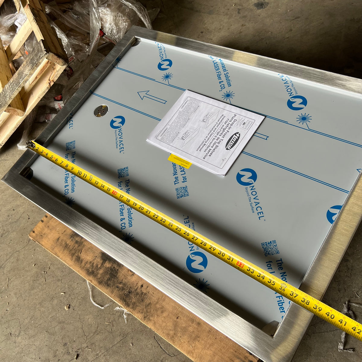 HATCO Refrigerated Cold Display Plate, Drop-in Design Sz 39"L x 29"W x 16"H - FTBP-2 (Bent Frame)