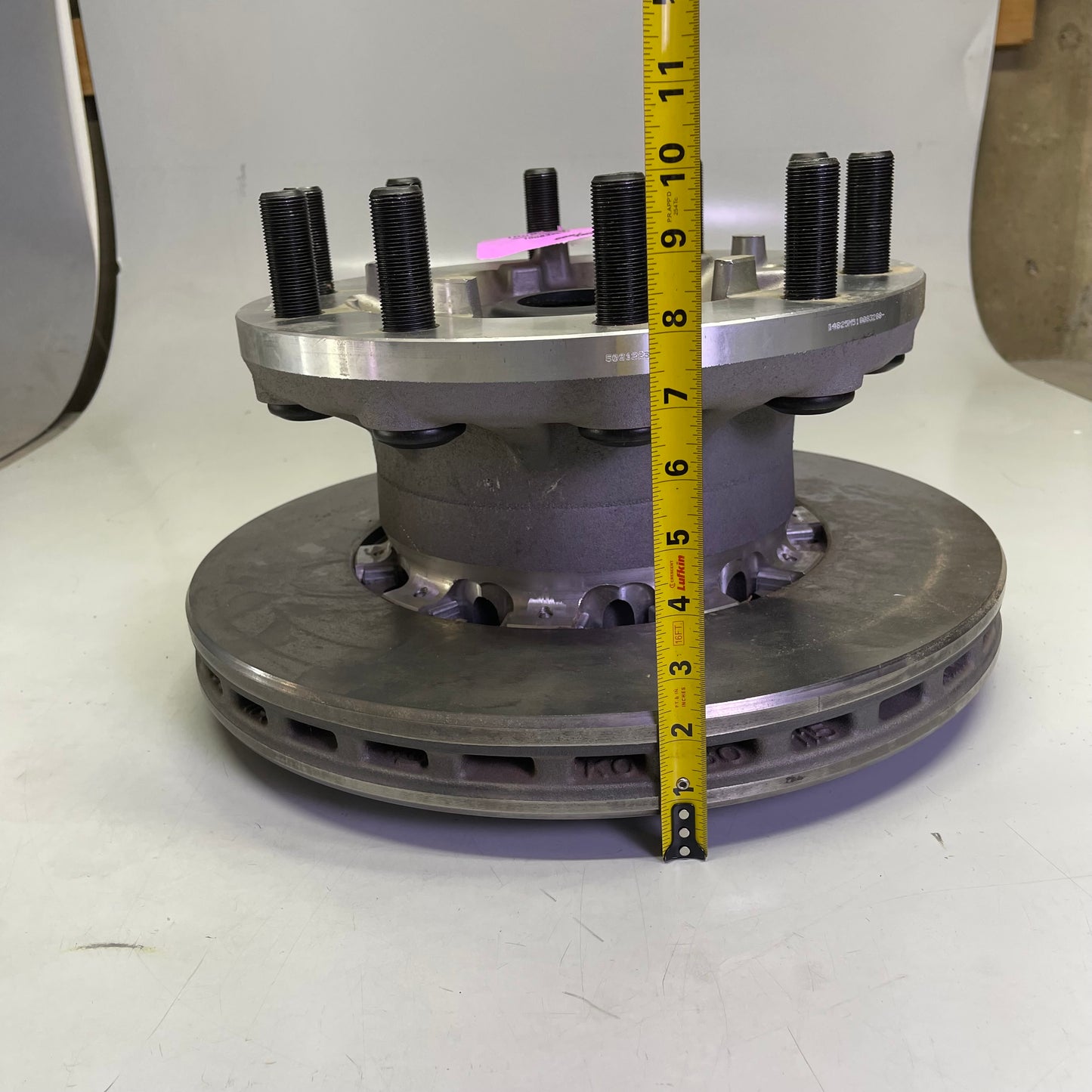 CONMET Aftermarket Preset Hub & Rotor Assembly 10" x 17" Dia ALUMINUM and Steel 10083208