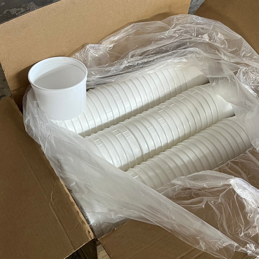 ZA@ BERRYS (300 PACK) Bpa-free Food Grade Container 50oz White T51350CP
