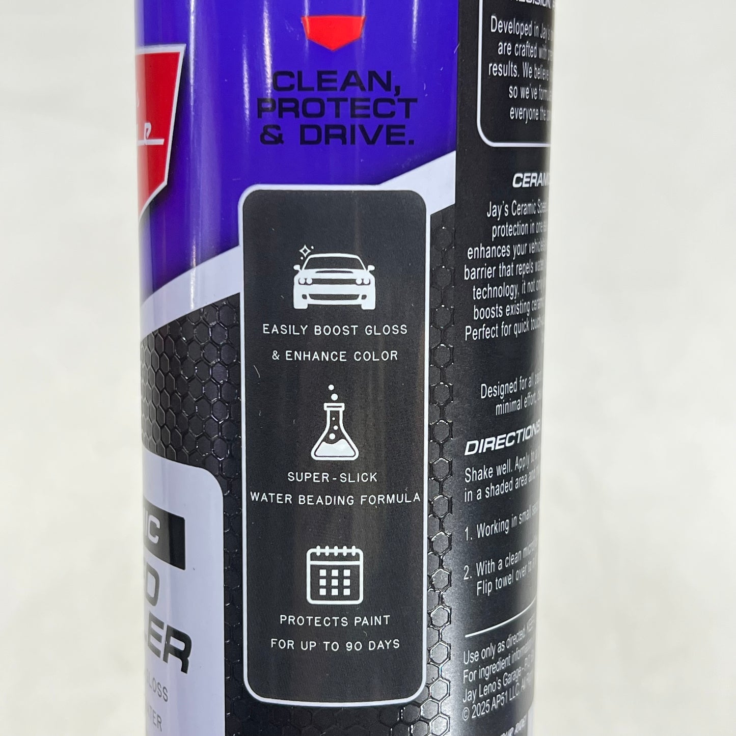 JAY LENO'S GARAGE (2 PACK) Ceramic Speed Detailer Enhance Gloss 16 oz JLG-CSD