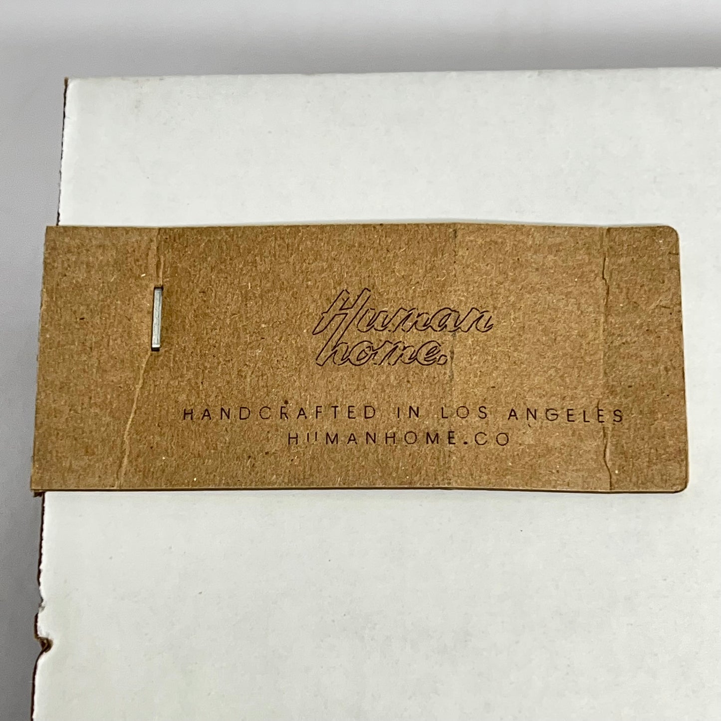 HUMAN HOME Odis Sconce Handcrafted Design  7.9" White Washed Oak Cool Light