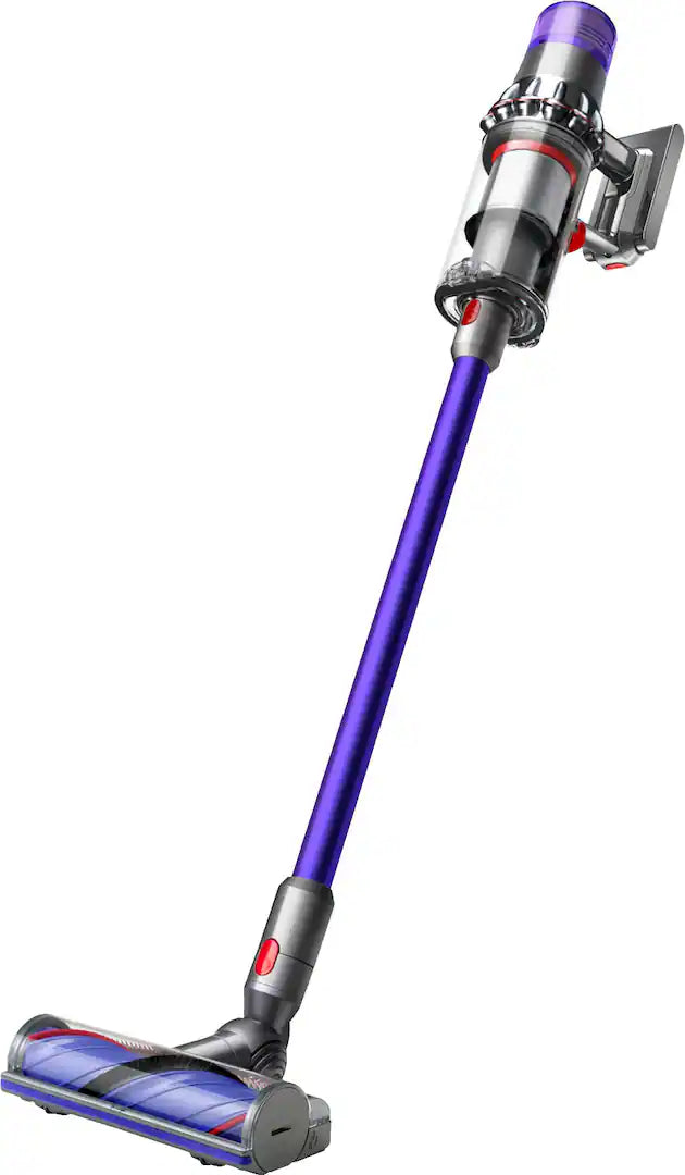 DYSON V11 Plus Cordless Vacuum Sz 9.84"W x 10.28"L x 49.67"H, Nickel/Purple