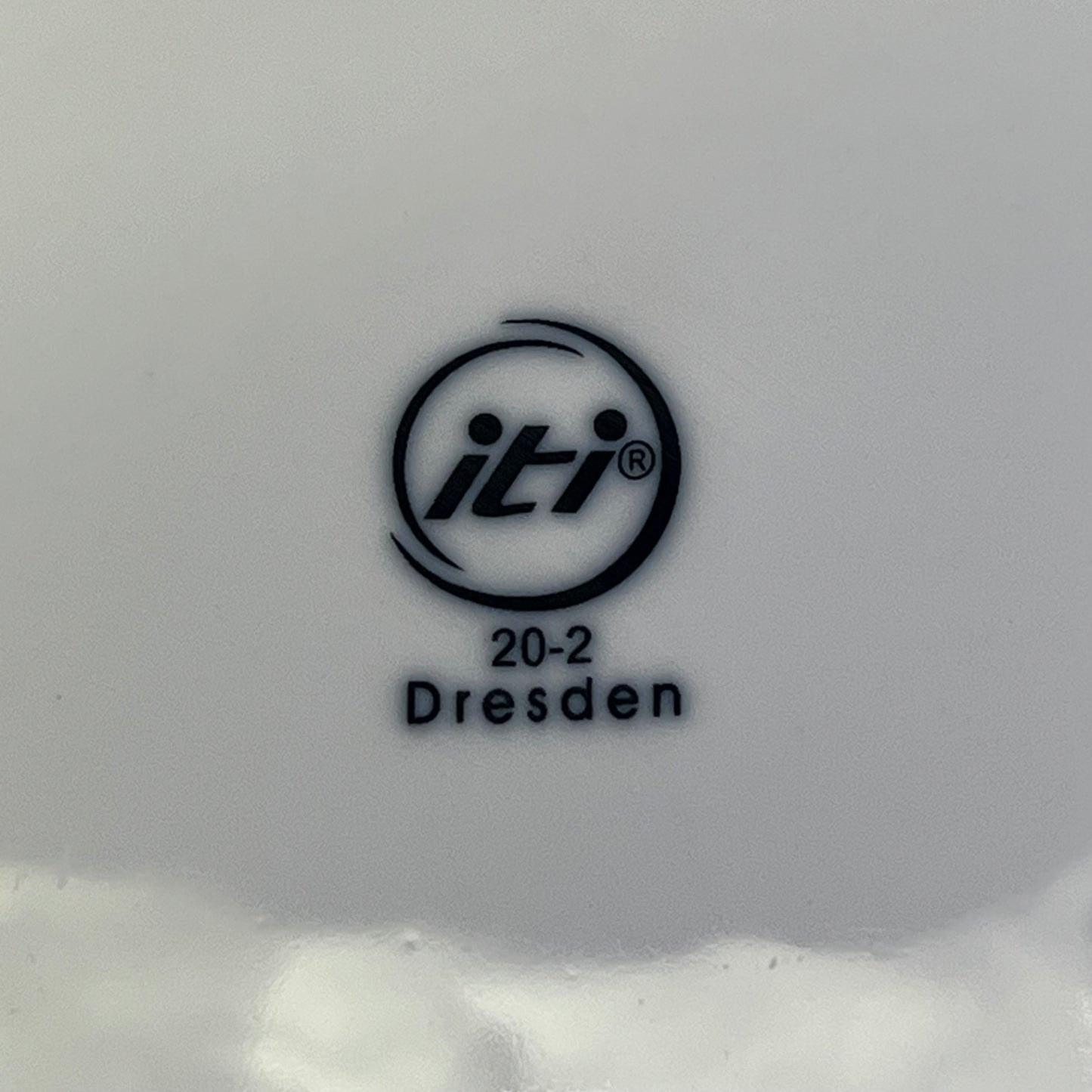 ZA@ ITI (6 PACK) Porcelain Dinnerware Round Dresden Plate 6 1/4" Bright White IDRN-6