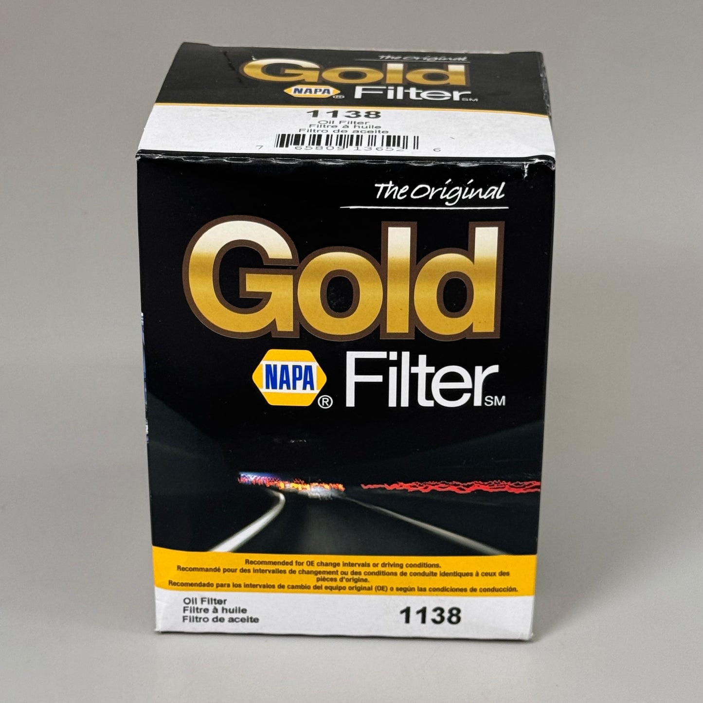 NAPA Original Gold Oil Filter Cellulose Material W/ Gaskets for Chevrolet 1138