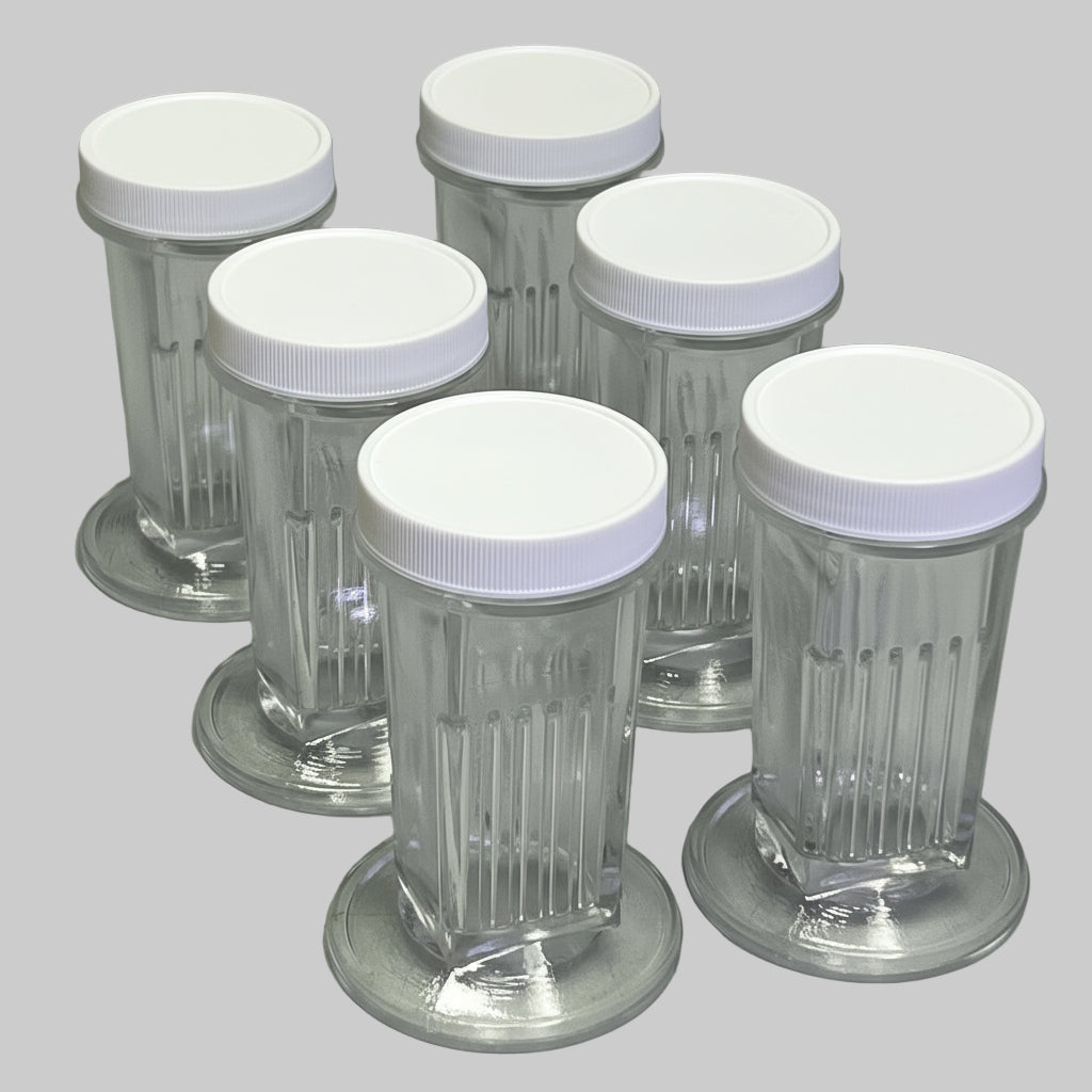 WHEATON (6 PACK) 5 Slide Staining Jar With Wht PP Cap 900570