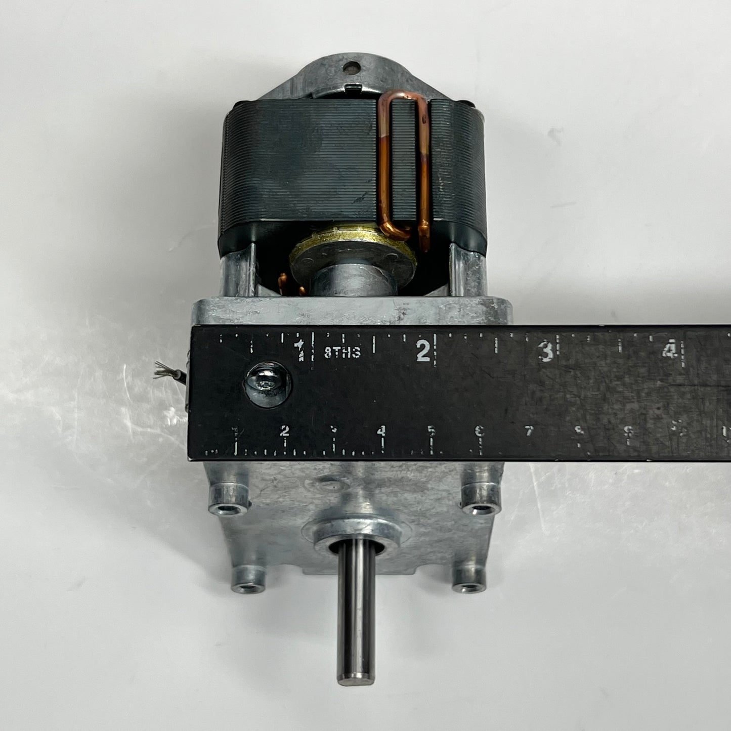 DAYTON AC Parallel Shaft Gearmotor 1/50HP - 115V Sz 5" x 5" Steel (1)52JE08