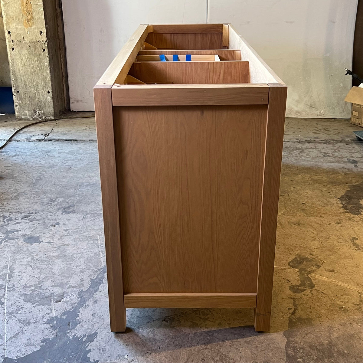CANITIES Double Sink All Wood Vanity - Cabinet Only Sz 71"L x 22"W x 34"H Sonoma Oak CAB-WHOK-71D