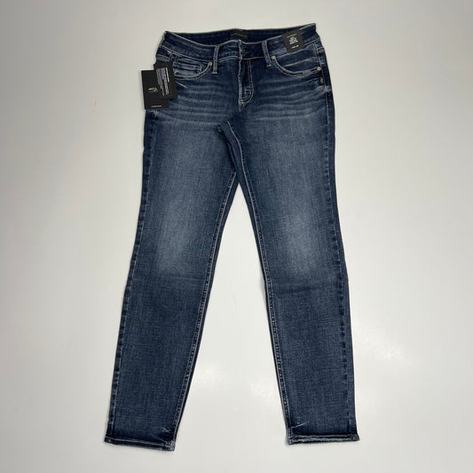 SILVER JEANS CO Britt Curvy Fit Low Rise Skinny Leg Women's Sz 29/29 Indigo