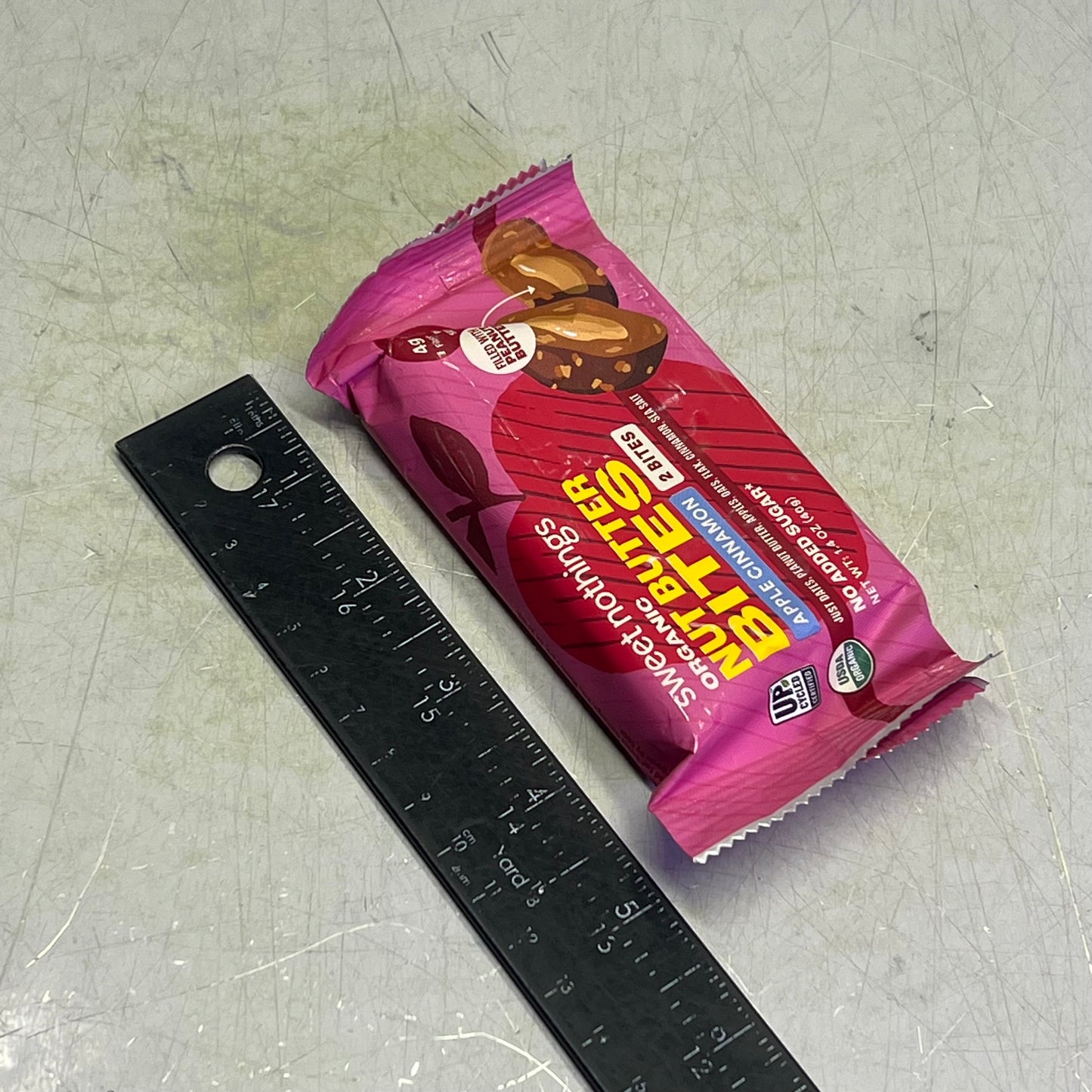 ZA@ SWEET NOTHINGS (12 PACK) Organic Nut Butter Bites Apple Cinnamon Flavor BB 07/26 (As-is)