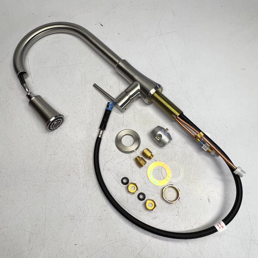 PFISTER Single Hole Pull Down Kitchen Faucet 1.8 GPM Stainless Steel G529-PF2S