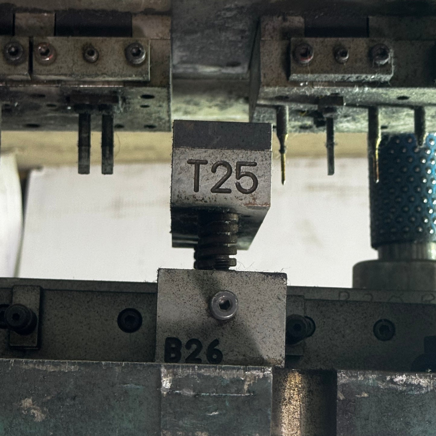 Die Stamp (Solid Metal) 14"W x 19"L x 10.5"H Gray (AS-IS, Used)