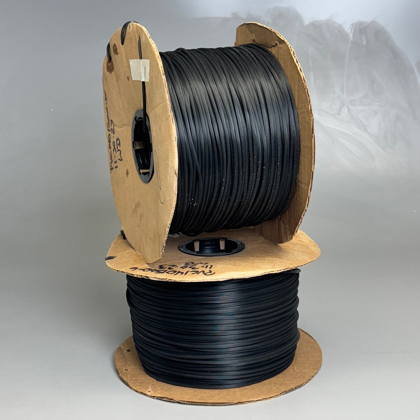 ZA@ BPC (2 PACK) Window Screen Repair Spline Spool PVC M 1/4" Black 1401500-6 A