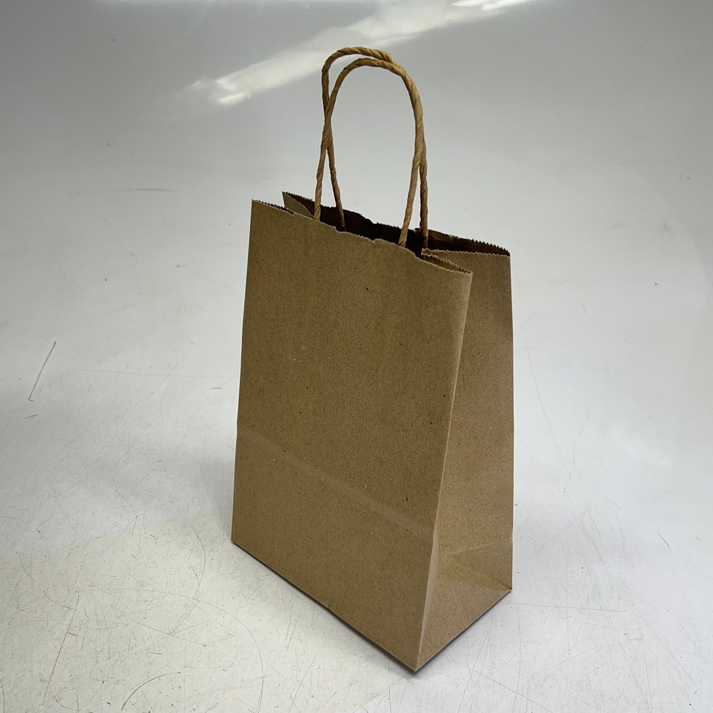(250 PACK) Kraft Mini Paper Bags W/ Twisted Handles 11"Lx6"Wx3"D Natural