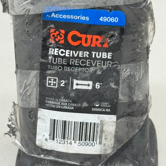 CURT Raw Steel 2" Receiver Tubing 6" Overall Length 49060 (New Other-Slight Cosmetic Damage)