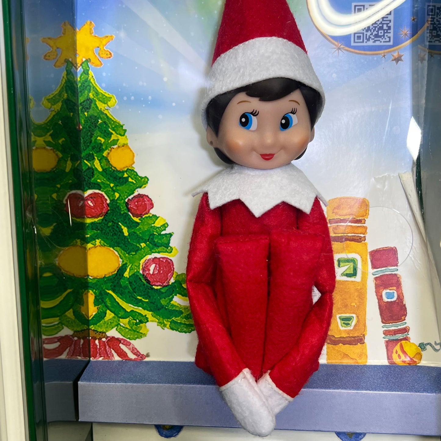 ZA@ SANTAVERSE The Elf On The Shelf Doll & Hardback Book A Christmas Tradition (As-Is)