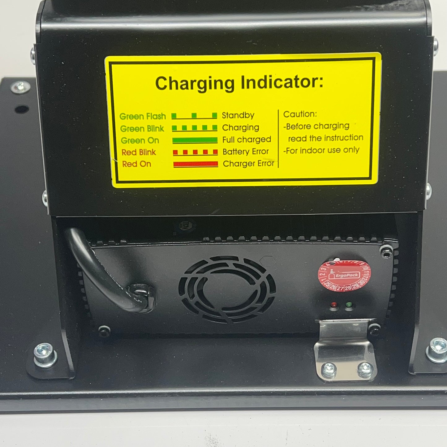 ERGOSTRAP 115V UL Li-Ion Akku (Lithium-ion) Battery Charger Black/Red 24000771