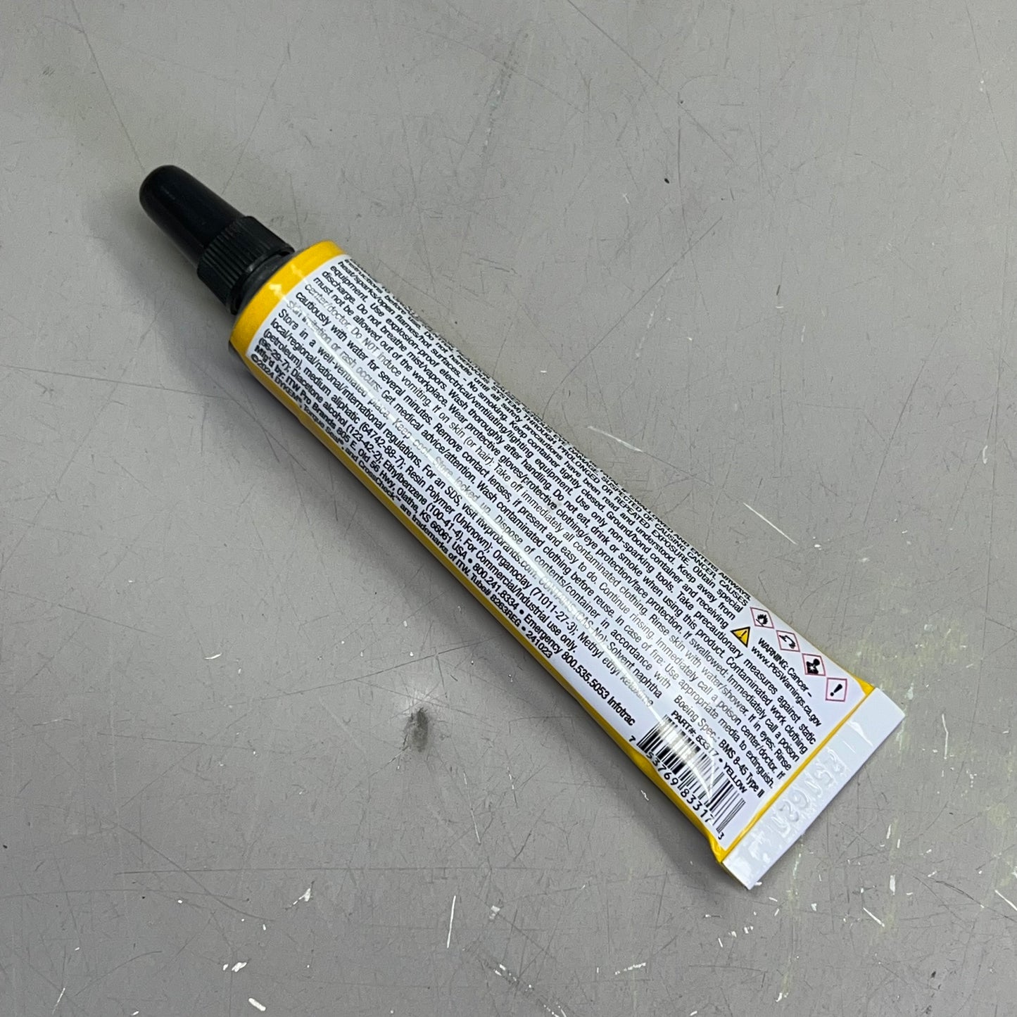ZA@ DYKEM (3 PACK) Cross Check Torque Seal Tamper Proof 1 Oz Yellow 83317 B