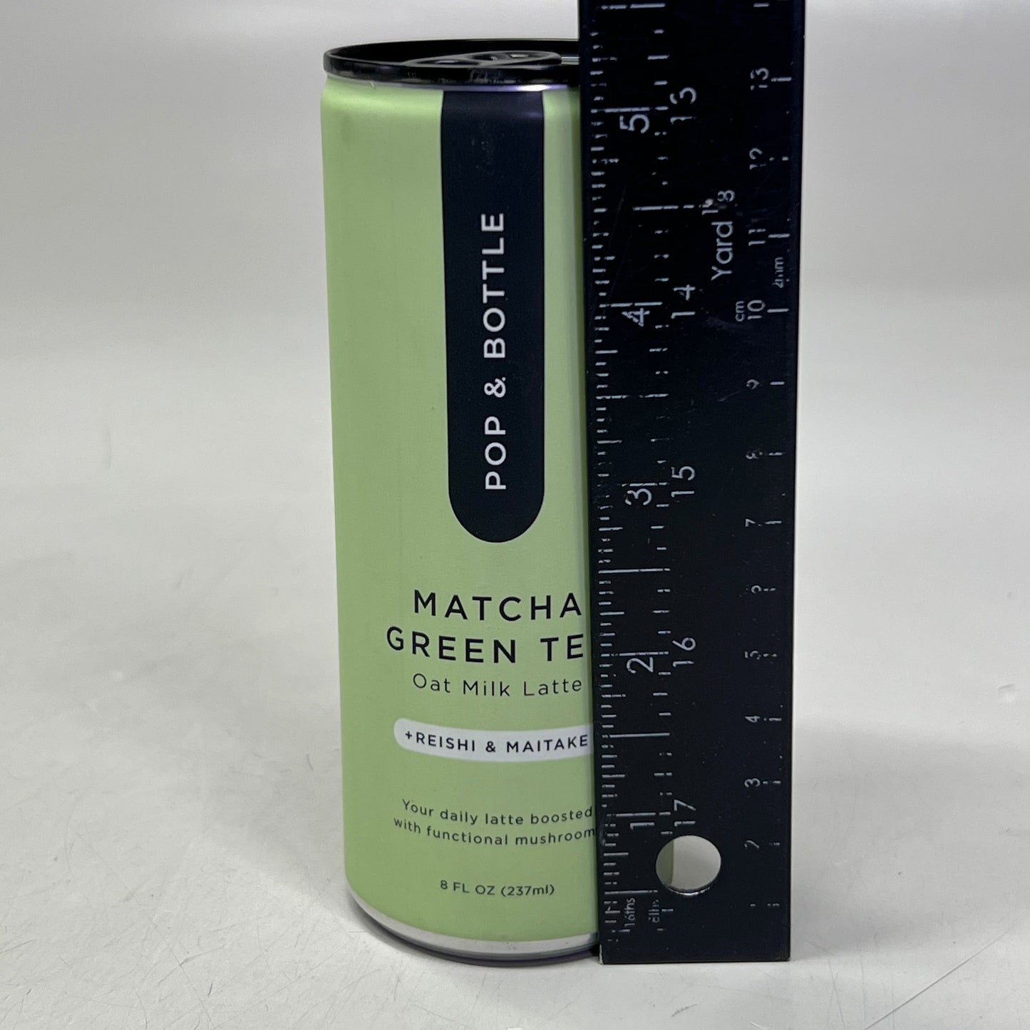 ZA@ POP & BOTTLE (12 PACK) Matcha Green Tea Reishi & Maitake 8 fl oz BB 11/25 A