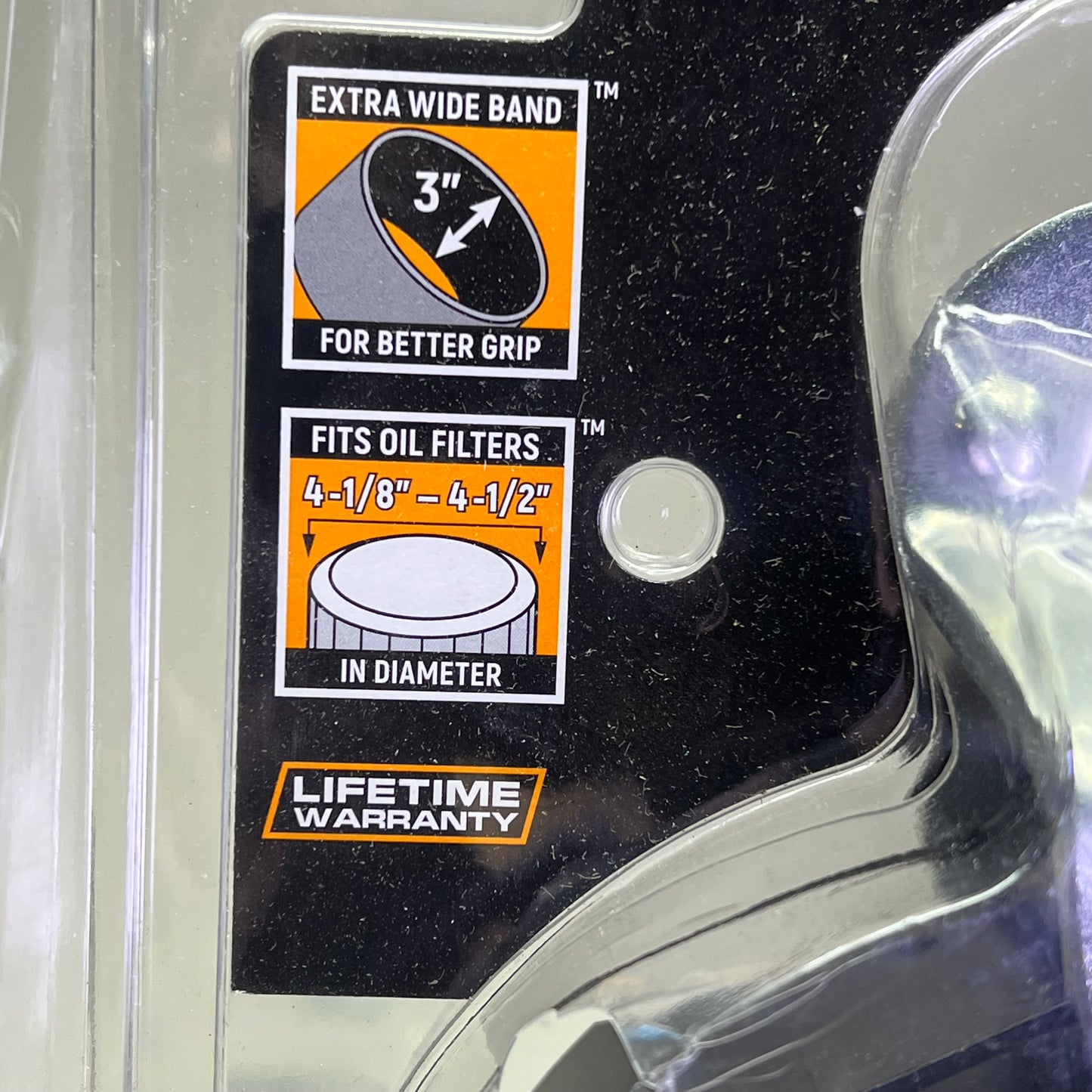 GEAR WRENCH Extra Wide Band Heavy-Duty Oil Filter Wrench 4-1/8" To 4-1/2"2320W