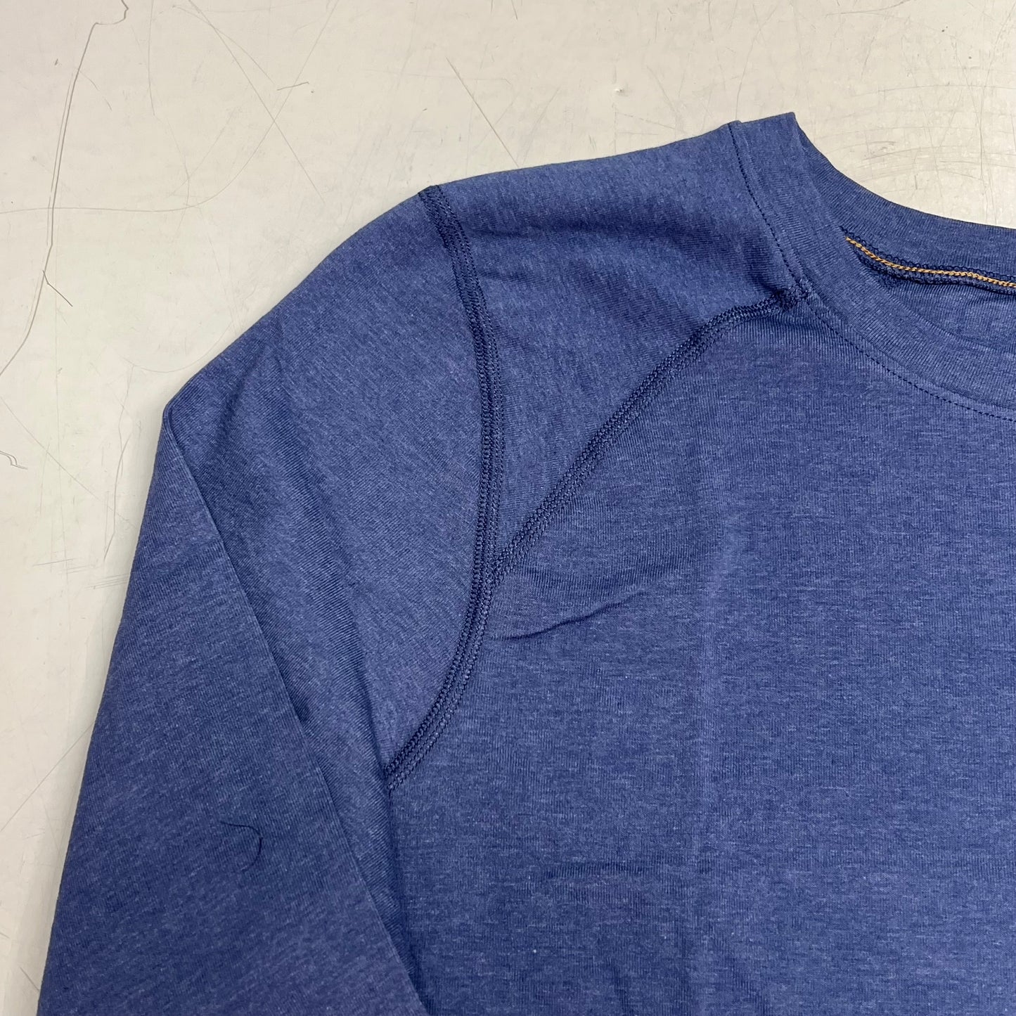 NOBLE OUTFITTERS Tug-Free Long Sleeve Crew Women's Sz 2XL Navy Heather 21582W