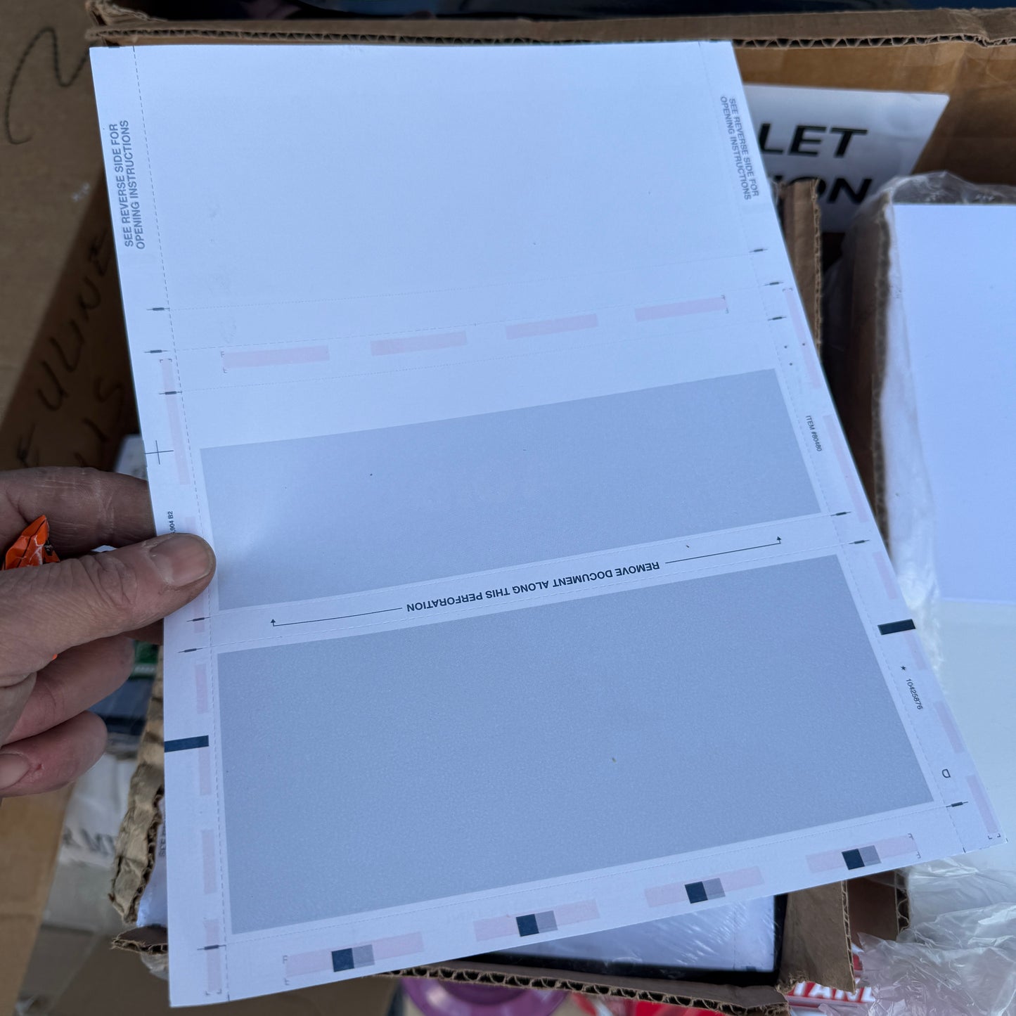 ZA@ Pallet of MIXED 3M Gloss Overlaminate, Blank Checks, Pool Filter Media, Arm Pads, Wipes, & MORE!