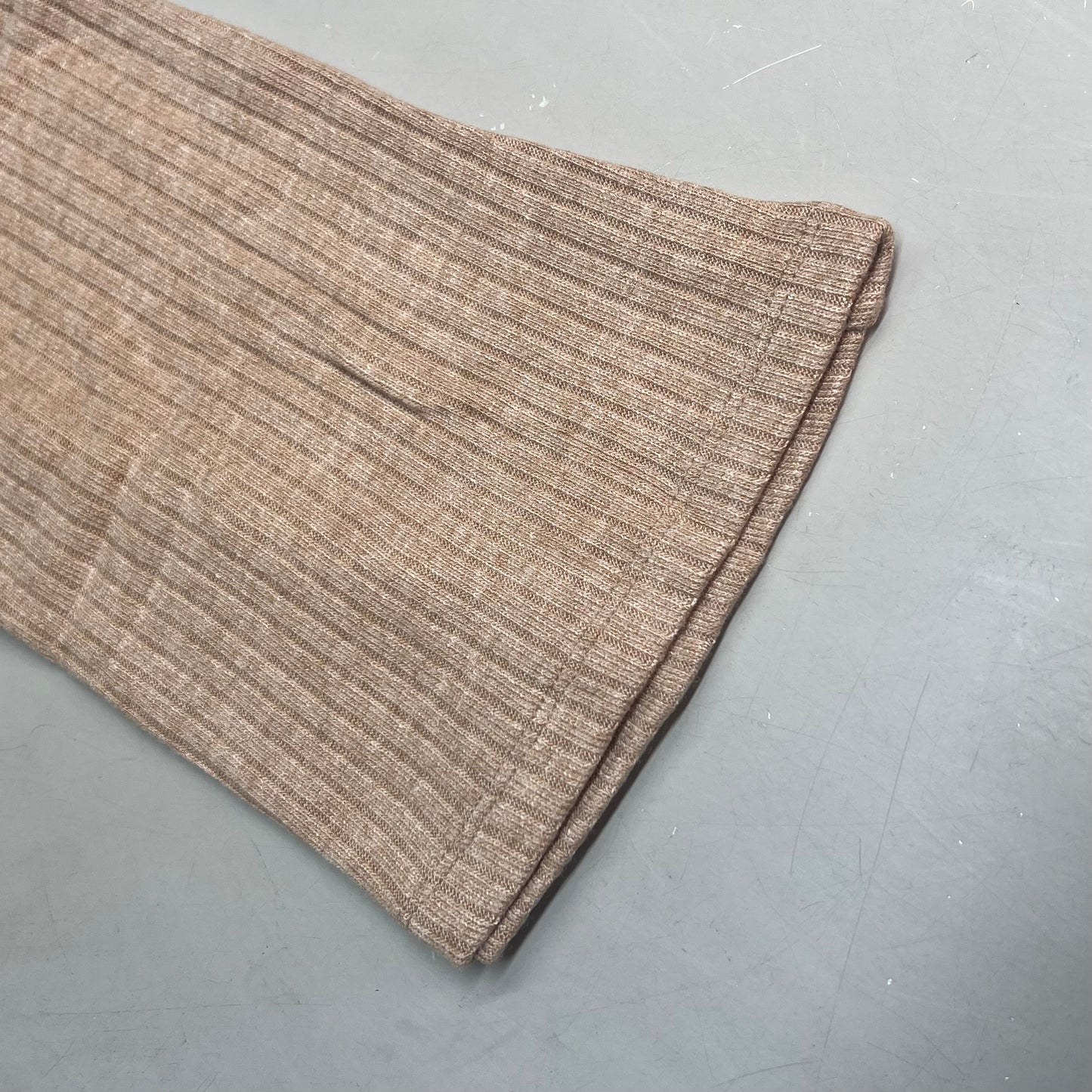 ZA@ WONDER NATION Twin Rib Bottoms Girl Sz S (6-6X) Dark Latte Heather A