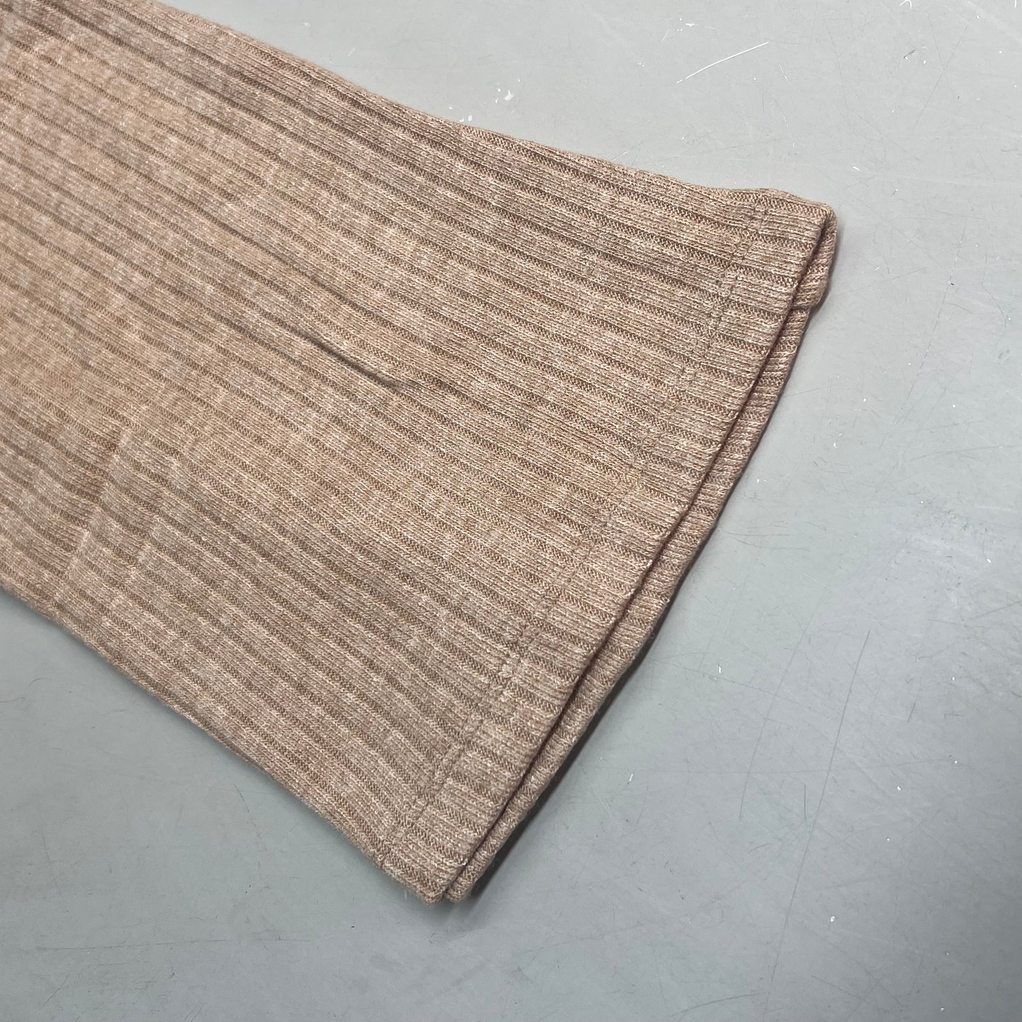 ZA@ WONDER NATION Twin Rib Bottom Girl Sz XS (4-5) Dark Latte Heather