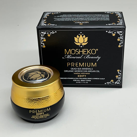 ZA@ MOSHEKO Mineral Beauty Premium Dead Sea Minerals For All Skin Types 1.7 fl oz BB 24 Months After Opening