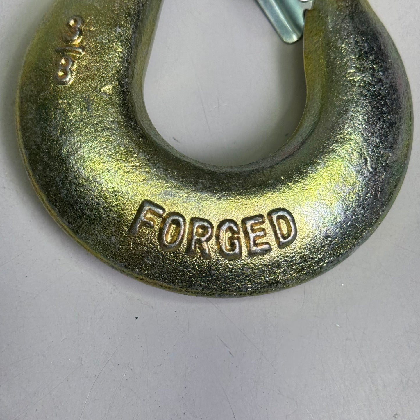 FORGED (2 PACK) HI-GEAR Clevis Slip Hooks Safety Chain for 3/8" Tow Chain, Grade 70