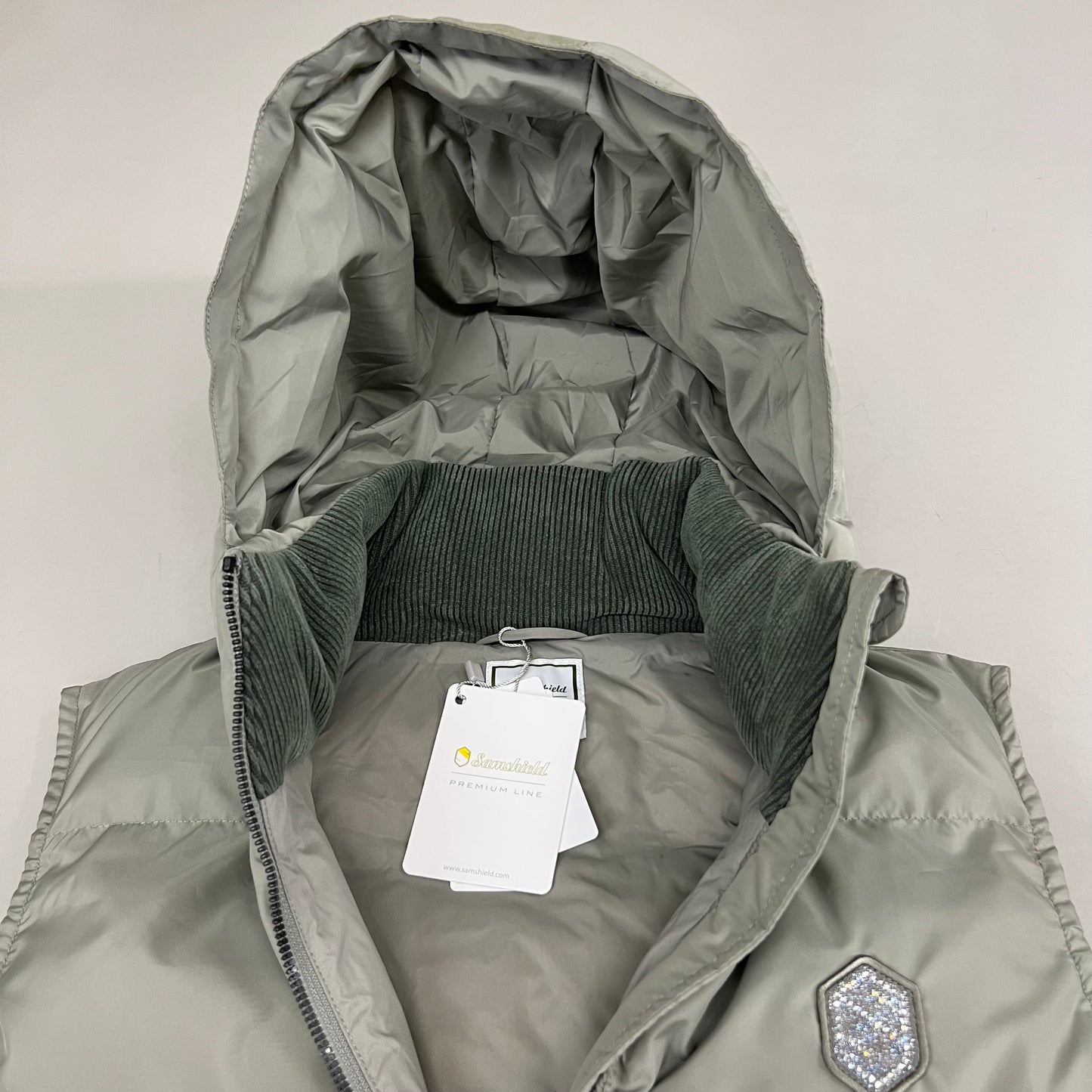 SAMSHIELD Elea Sleeveless Equestrian Winter Jacket Women's Sz S Patine