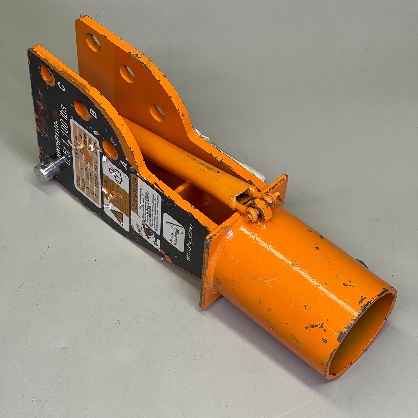 RUGCEL Davit Crane Hoist Winch Orange RWPHP1100-12V (Cosmetic Damage)