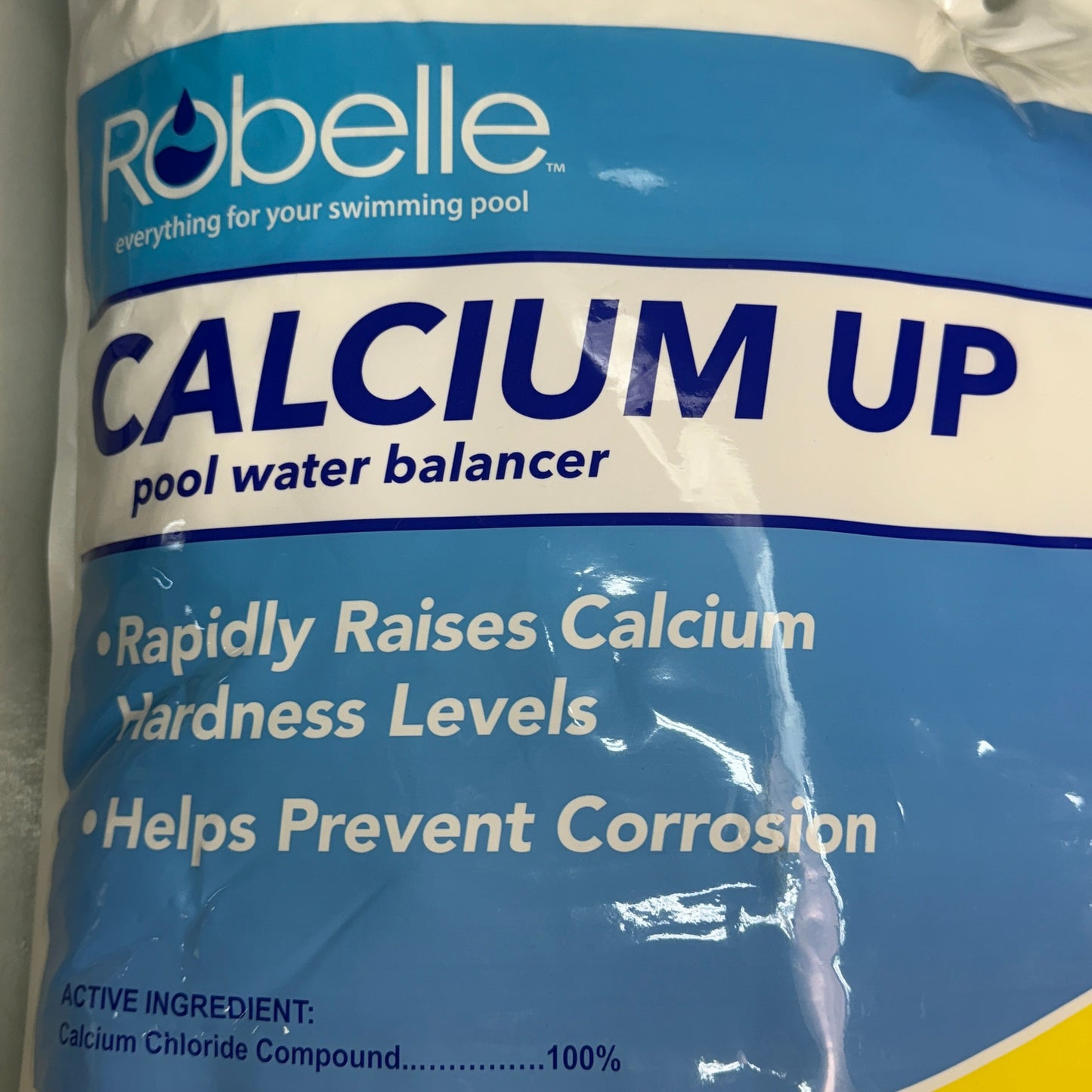 ZA@ ROBELLE (25 Lb Bag) Calcium Up Pool Water Balancer (Raises Hardness Levels) 2825B C