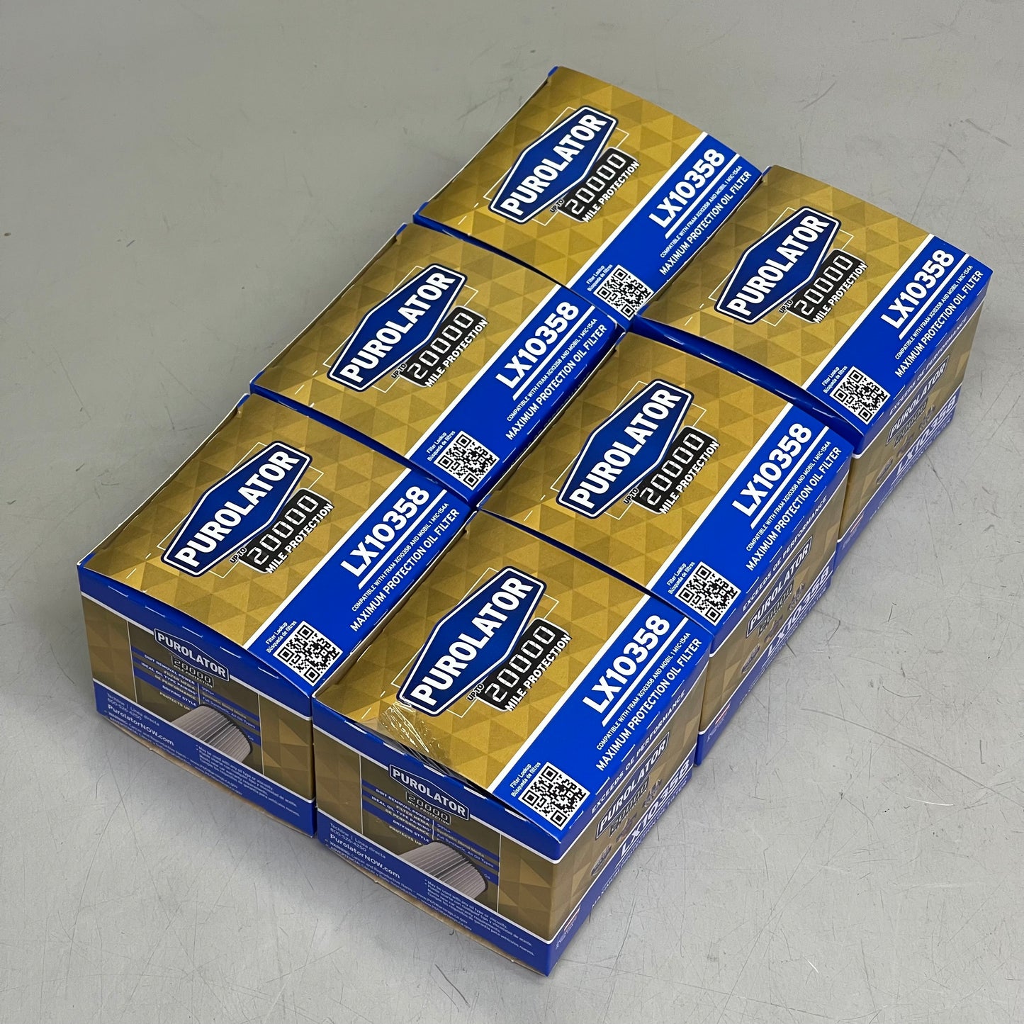 PUROLATOR (6 PACK) Maximum Protection Oil Filter 20000 Miles LX10358