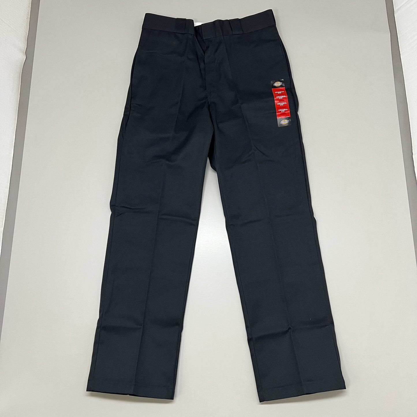 DICKIES Original 874 Original Fit High Rise Work Pants Mns Sz 42X32 Black 874BK