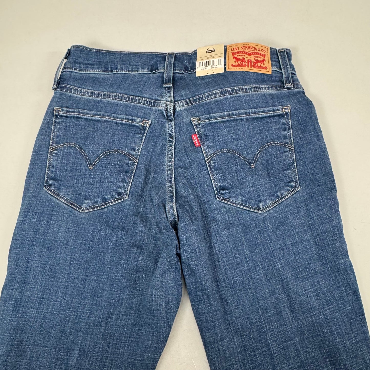 LEVI'S 311 Shaping Skinny Stellar Stretch Mid Rise Women's Sz 27x28 Lapis Gallop