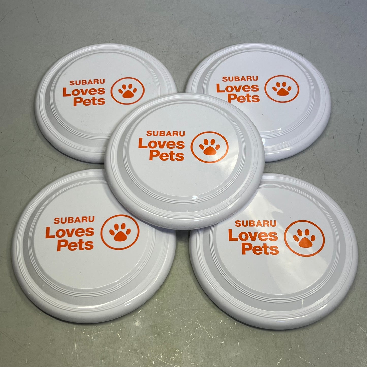 SUBARU (5 PACK) Love Pets Flying Disc W1926DOG-003