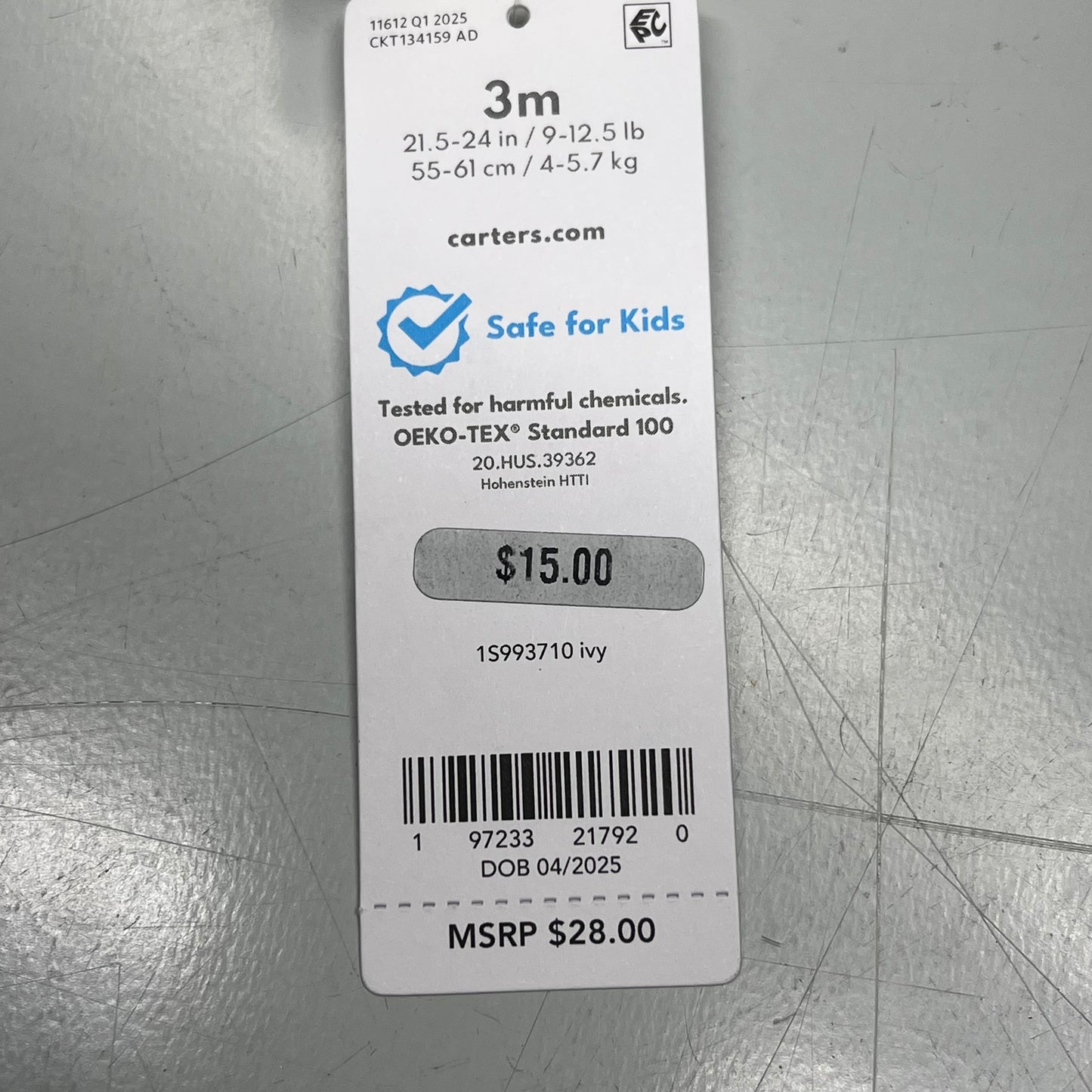 CARTERS (SET OF 3) Soft Duck Little Cardigan Set Baby's Sz 3M White/Orange