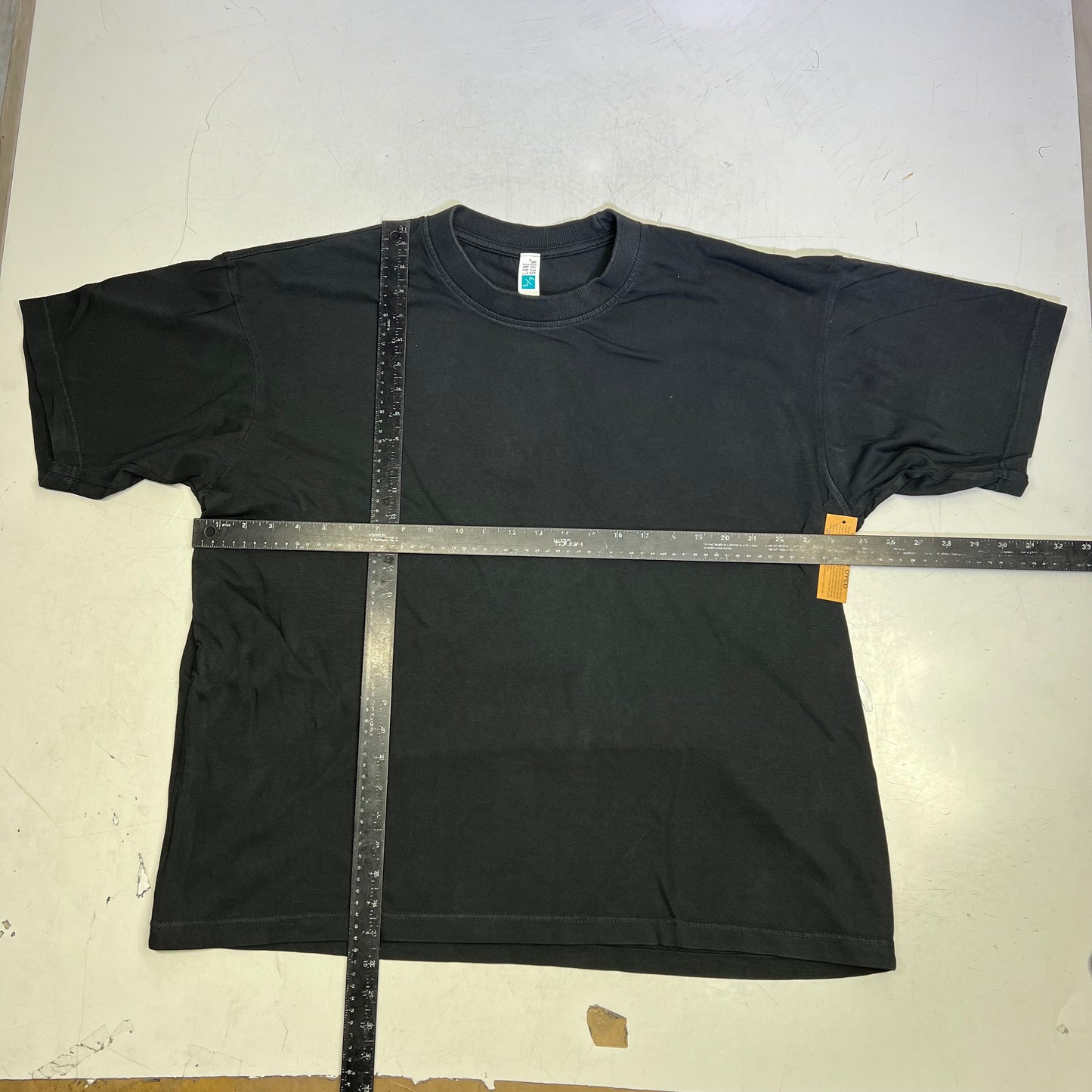 ZA@ LANE SEVEN (12 PACK) Urban Heavy Tee Garment Dye Short Sleeve Unisex Sz XL Pigmented Black