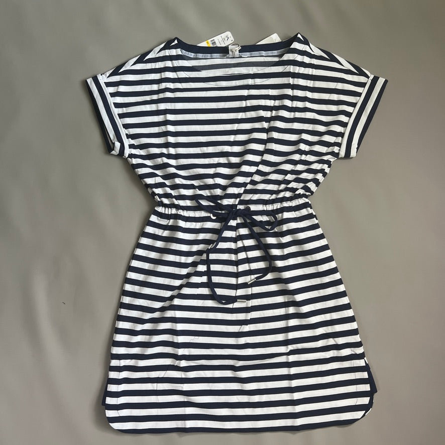 TOMMY BAHAMA Women's Short Sleeve Amira Stripe Short Dress Size M Island Navy (New)