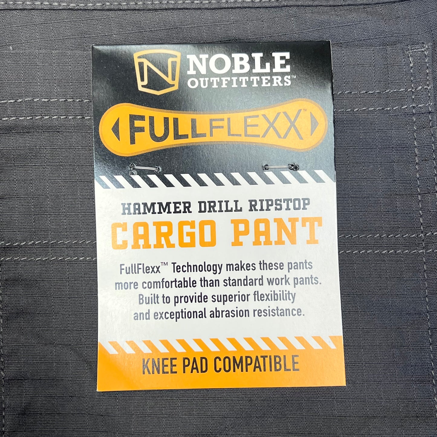 NOBLE OUTFITTERS Full Flexx Ripstop Cargo Pant Men's Sz 32x34 Wolf Grey 18449